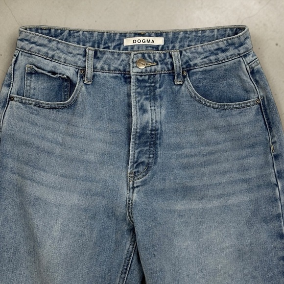 DOGMA Jeans Light Wash Blue Straight Leg Juniors Size 9 - Picture 9 of 11